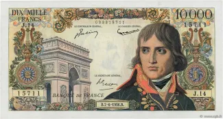 France 10.000 Francs - Bonaparte, 1958 image