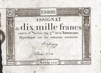 France 10.000 Francs, 1795 image