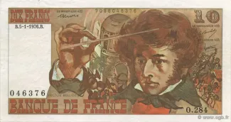 France 10 Francs, 1974-1976 P-150 obverse