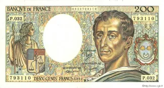 France 200 Francs, 1981-1991 P-155 obverse