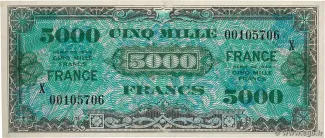 France 5,000 Francs, 1945 P-126 obverse
