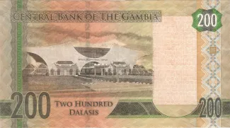 Gambia 200 Dalasis, 2015 reverse