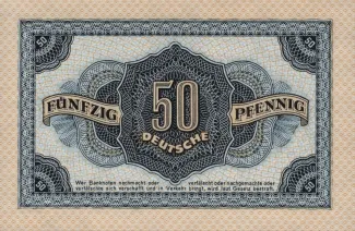 German Democratic Republic 50 Pfennig, 1948 reverse