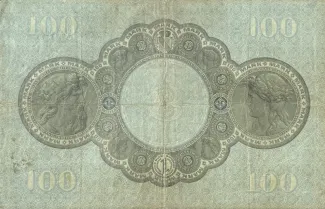 German States 100 Mark, 1890-1907 reverse