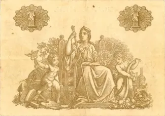 German States 1 Thaler, 1855 reverse