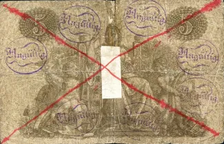 German States 5 Thaler, 1855 reverse