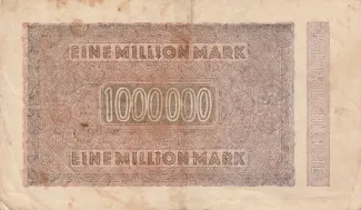 Germany 1.000.000 Mark, 1923 reverse
