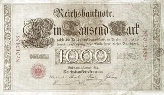  1.000, 1884-1891