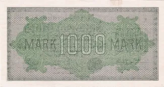 Germany 1.000 Mark, 1922 reverse