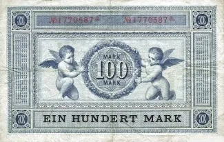 Germany 100 Mark, 1876 reverse