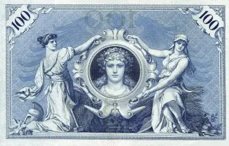 Germany 100 Mark, 1883-1891 reverse