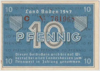 Germany 10 Pfennigs, 1947 obverse