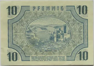Germany 10 Pfennigs, 1947 reverse