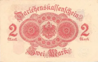 Germany 2 Mark, 1914 reverse