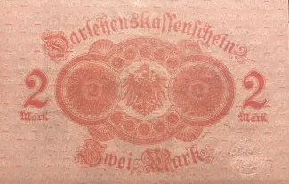 Germany 2 Mark, 1914 reverse