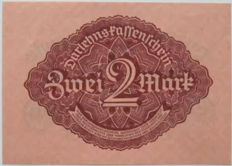 Germany 2 Mark, 1922 reverse