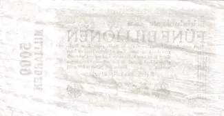 Germany 5.000.000.000.000 Mark, 1923 reverse