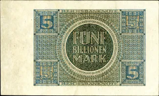 Germany 5.000.000.000.000 Mark, 1924 reverse