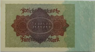 Germany 5.000 Mark, 1922 reverse