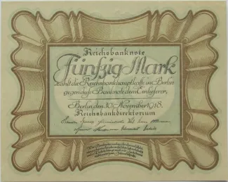 Germany 50 Mark, 1918 P-65 obverse