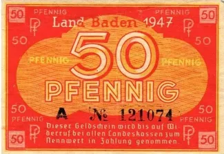 Germany 50 Pfennigs, 1947 obverse