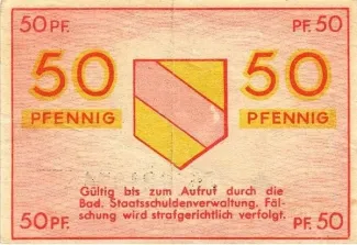 Germany 50 Pfennigs, 1947 reverse