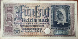 Germany 50 Reichsmark, 1939-1945 obverse