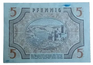 Germany 5 Pfennigs, 1947 reverse