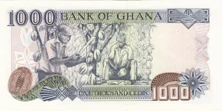Ghana 1.000 Cedis, 1996-2003 reverse