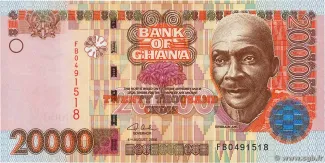 Ghana 20.000 Cedis, 2002-2006 obverse