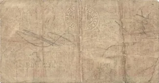 Gibraltar 10 Shillings, 1914 reverse