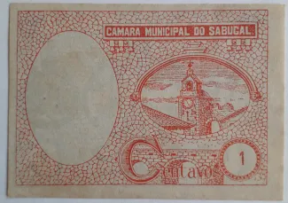 Guarda, District of 1 Centavos, 1920 reverse