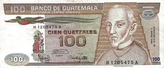 Guatemala 100 Quetzales, 1987 image