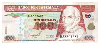 Guatemala 100 Quetzales, 1992 image
