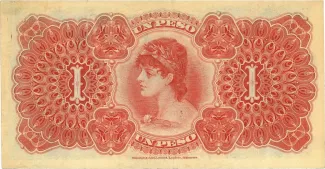 Guatemala 1 Peso, 1895-1920 reverse