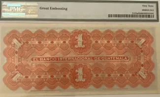 Guatemala 1 Peso, 1897-1920 reverse