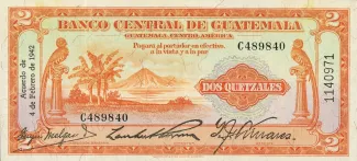 Guatemala 2 Quetzales, 1942 image