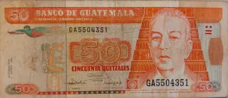 Guatemala 50 Quetzales, 1992 image