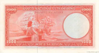Guinea-Bissau 1.000 Escudos, 1964 reverse