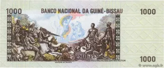 Guinea-Bissau 1.000 Pesos, 1978 reverse