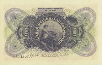 Guinea-Bissau 100 Escudos, 1921 reverse