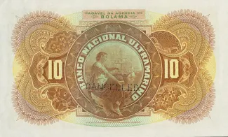 Guinea-Bissau 10.000 Réis, 1909 reverse