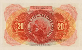Guinea-Bissau 20.000 Réis, 1909 reverse