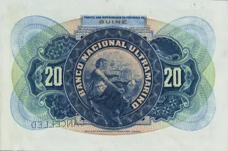 Guinea-Bissau 20 Escudos, 1921 reverse