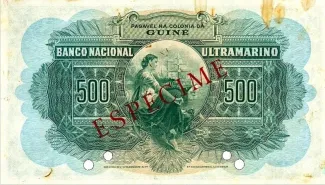 Guinea-Bissau 500 Escudos, 1945-1947 reverse
