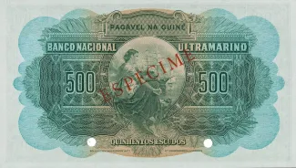 Guinea-Bissau 500 Escudos, 1958 reverse
