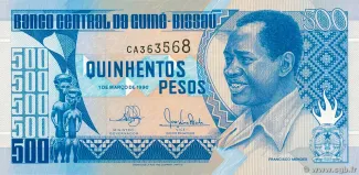 Guinea-Bissau 500 Pesos, 1990 image
