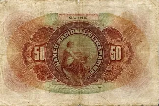 Guinea-Bissau 50 Escudos, 1921 reverse