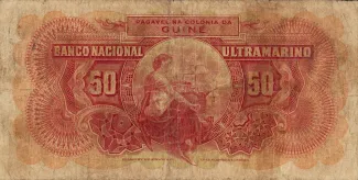 Guinea-Bissau 50 Escudos, 1945-1947 reverse