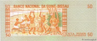 Guinea-Bissau 50 Pesos, 1983 reverse